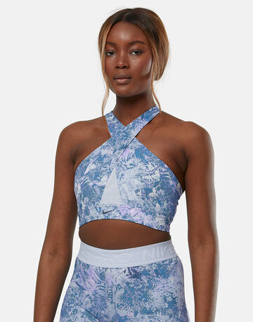 Womens Swoosh Wrap Sports Bra